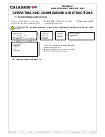 Preview for 22 page of Caladair EXAECO 10 Operating And Commissioning Instructions