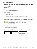 Preview for 28 page of Caladair EXAECO 10 Operating And Commissioning Instructions