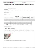 Preview for 36 page of Caladair EXAECO 10 Operating And Commissioning Instructions