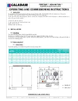 Preview for 5 page of Caladair Freetime Series Operating And Commissioning Instructions