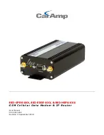 CalAmp 882-GPRS series User Manual preview