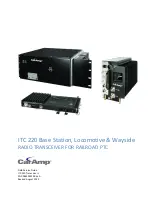 CalAmp ITC 220 User Manual preview