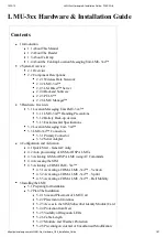 CalAmp LMU-3 Series Hardware Installation Manual preview