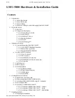 Preview for 1 page of CalAmp LMU-5000 Hardware Installation Manual