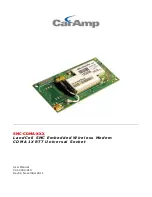 CalAmp SMC-CDMA Series User Manual preview