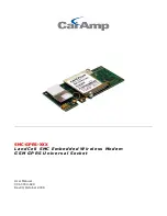 Предварительный просмотр 1 страницы CalAmp SMC-GPRS Series User Manual