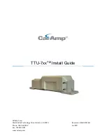 CalAmp TTU-7 Series Install Manual предпросмотр