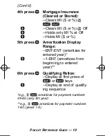 Preview for 11 page of Calculated Industries 3405 Pocket Reference Manual