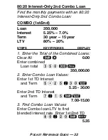 Preview for 36 page of Calculated Industries 3416 Pocket Reference Manual