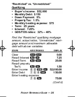 Preview for 27 page of Calculated Industries 3420 Pocket Reference Manual