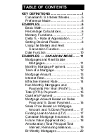 Preview for 3 page of Calculated Industries 3423 Pocket Reference Manual