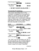 Preview for 27 page of Calculated Industries 3423 Pocket Reference Manual