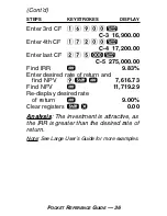 Preview for 40 page of Calculated Industries 3430 Pocket Reference Manual