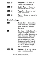 Preview for 8 page of Calculated Industries 4020 Pocket Reference Manual