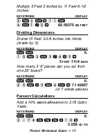 Preview for 15 page of Calculated Industries 4020 Pocket Reference Manual