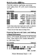 Preview for 18 page of Calculated Industries 4020 Pocket Reference Manual