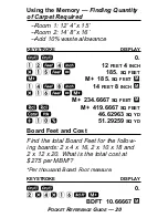 Preview for 24 page of Calculated Industries 4020 Pocket Reference Manual