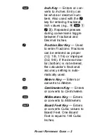 Preview for 7 page of Calculated Industries 4050 v3.1 Reference Manual