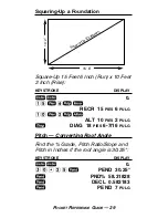 Предварительный просмотр 33 страницы Calculated Industries 4054 Pocket Reference Manual