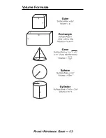 Предварительный просмотр 47 страницы Calculated Industries 4054 Pocket Reference Manual