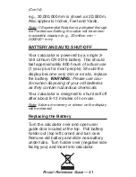 Preview for 44 page of Calculated Industries 4225 Pocket Reference Manual