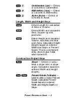 Preview for 7 page of Calculated Industries 4325 Pocket Reference Manual