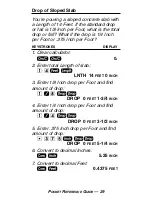 Preview for 33 page of Calculated Industries 4325 Pocket Reference Manual