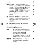 Preview for 4 page of Calculated Industries 8509 Pocket Reference Manual