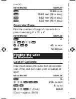 Preview for 12 page of Calculated Industries 8509 Pocket Reference Manual