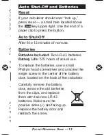 Preview for 13 page of Calculated Industries 8509 Pocket Reference Manual