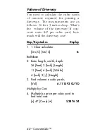 Preview for 40 page of Calculated Industries ConcreteCalc User Manual