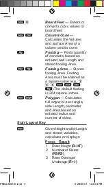 Предварительный просмотр 10 страницы Calculated Industries Construction Master ConcreteCalc Pro 4225 Pocket Reference Manual