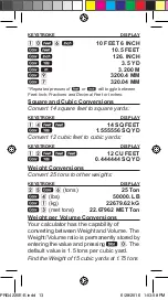 Предварительный просмотр 16 страницы Calculated Industries Construction Master ConcreteCalc Pro 4225 Pocket Reference Manual