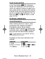 Preview for 13 page of Calculated Industries Construction
Master HeavyCalc 4320 Pocket Reference Manual