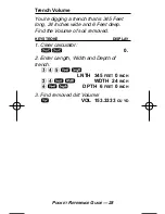 Preview for 29 page of Calculated Industries Construction
Master HeavyCalc 4320 Pocket Reference Manual