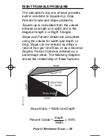 Предварительный просмотр 30 страницы Calculated Industries Construction
Master HeavyCalc 4320 Pocket Reference Manual