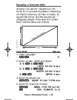 Предварительный просмотр 31 страницы Calculated Industries Construction
Master HeavyCalc 4320 Pocket Reference Manual