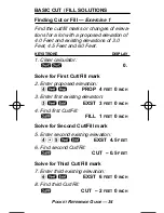 Preview for 35 page of Calculated Industries Construction
Master HeavyCalc 4320 Pocket Reference Manual