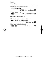 Preview for 38 page of Calculated Industries Construction
Master HeavyCalc 4320 Pocket Reference Manual