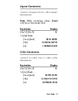 Preview for 17 page of Calculated Industries Construction Master HeavyCalc User Manual