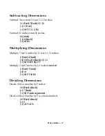 Preview for 17 page of Calculated Industries Construction Master III User Manual