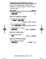 Preview for 34 page of Calculated Industries ConstructionMaster HeavyCalc 4320 Pocket Reference Manual