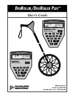 Preview for 1 page of Calculated Industries DigiRoller User Manual