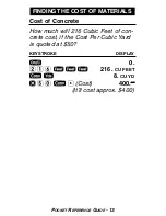 Preview for 15 page of Calculated Industries Home ProjectCalc Reference Manual