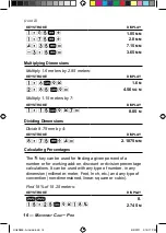 Preview for 18 page of Calculated Industries MACHINIST CALC PRO User Manual