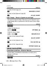 Preview for 44 page of Calculated Industries MACHINIST CALC PRO User Manual