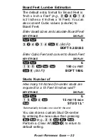 Preview for 26 page of Calculated Industries Material Estimator Reference Manual