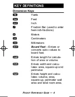 Предварительный просмотр 5 страницы Calculated Industries Measure Master Pro 4020 Reference Manual