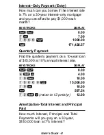 Preview for 10 page of Calculated Industries Mortgage PaymentCalc 3401 User Manual