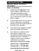 Preview for 16 page of Calculated Industries Mortgage PaymentCalc 3401 User Manual